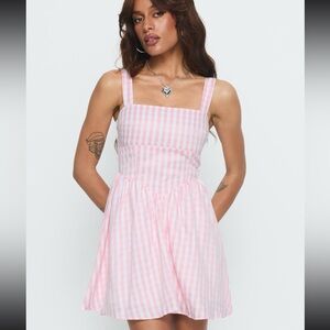 Yoselyn Pleat Mini Dress NWT Princess Polly